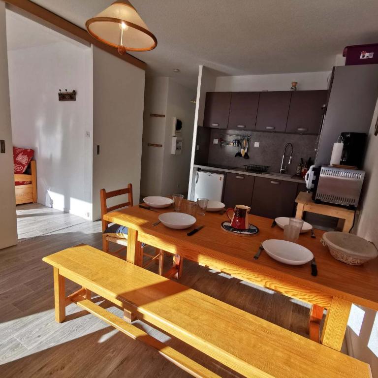 Charmant 2 pièces cabine, au pied des pistes de Prapoutel, balcon sud-est, ascenseur, 6 pers - Appartement 1 Chambre - 9