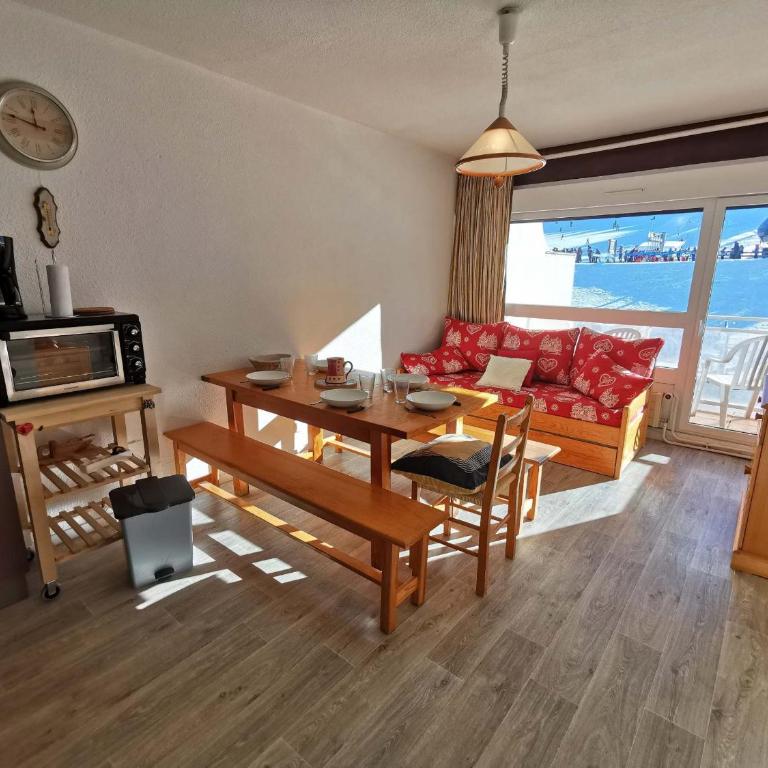 Charmant 2 pièces cabine, au pied des pistes de Prapoutel, balcon sud-est, ascenseur, 6 pers - Appartement 1 Chambre - 12