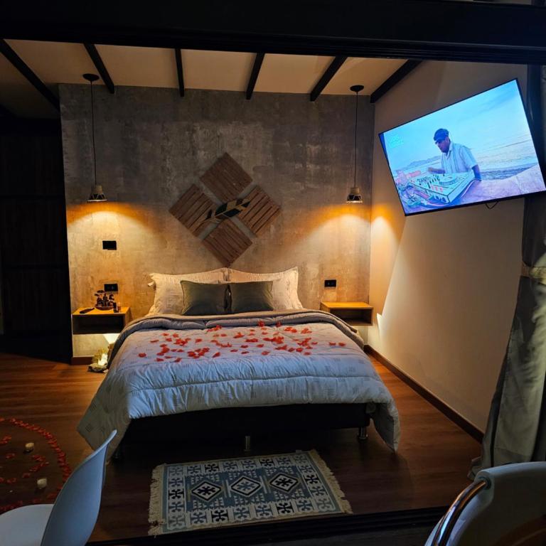 Equilibrium glamping - Deluxe Double or Twin Room with Mountain View - 3