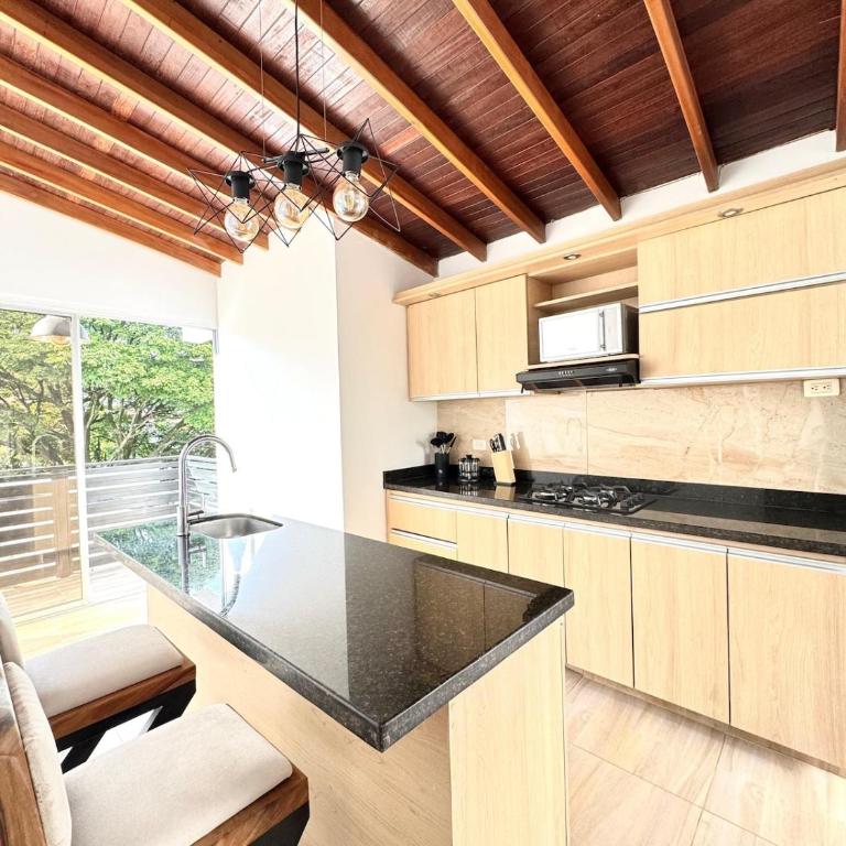 SkyView Medellín 4ppl 1br 1b luxury terrace loft - One-Bedroom Apartment - 1