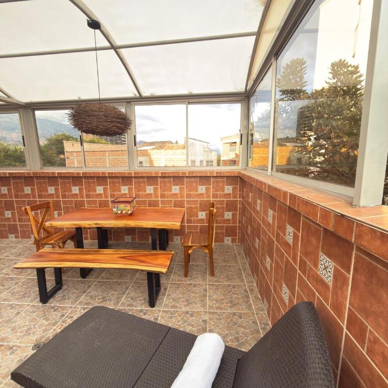 SkyView Medellín 4ppl 1br 1b luxury terrace loft - One-Bedroom Apartment - 12