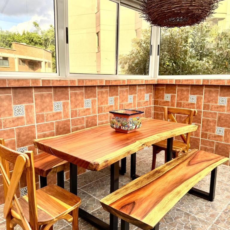 SkyView Medellín 4ppl 1br 1b luxury terrace loft - One-Bedroom Apartment - 17