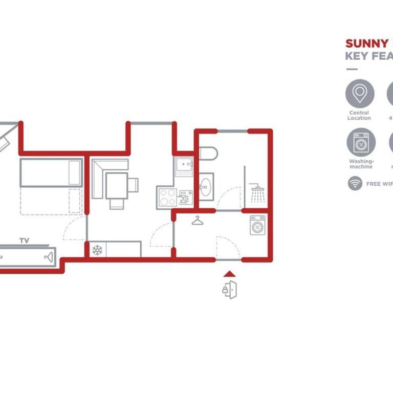 Linz SUNNY - Standard Apartment mit 1 Schlafzimmer - 4