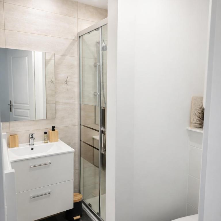 Grand studio cosy avec cinéma - Plage & vieil Antibes à pied - Apartment mit 2 Schlafzimmern - 10