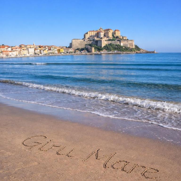 Cozy studio in Calvi Beach 2 min walk parking - Estudio con terraza - 7