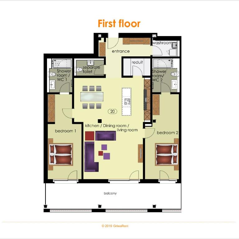 Apartment JungfrauCenter Bällenhöchst - GRIWA RENT AG - Apartamento - 17