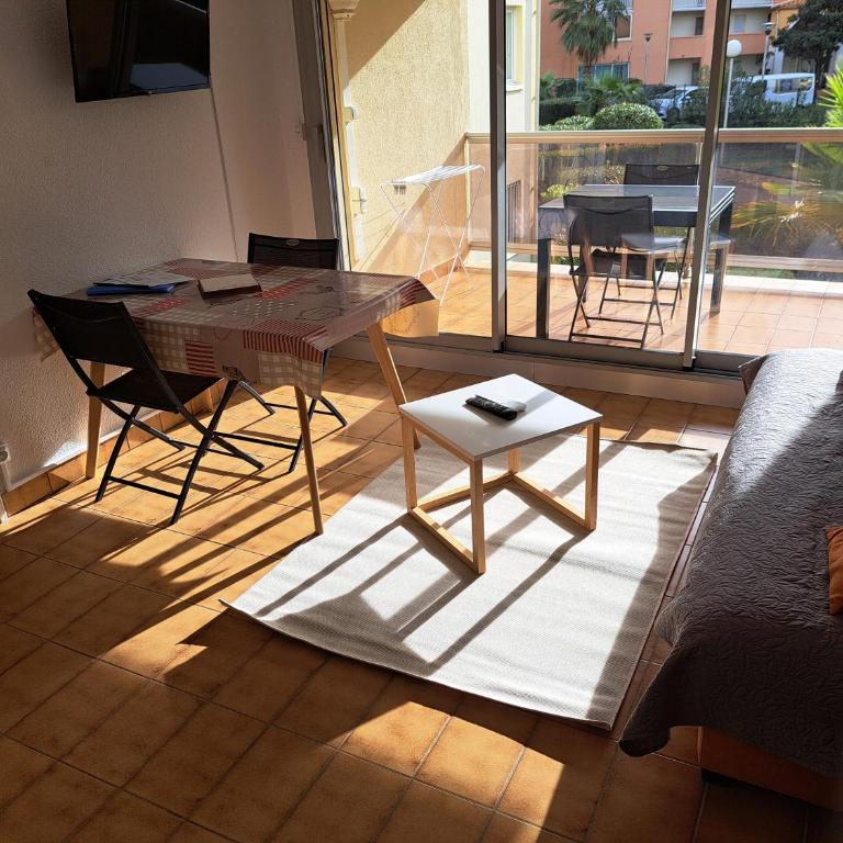 Hélios 24, T2 climatisé, parking, terrasse, 500m plage - Appartement 1 Chambre - 1