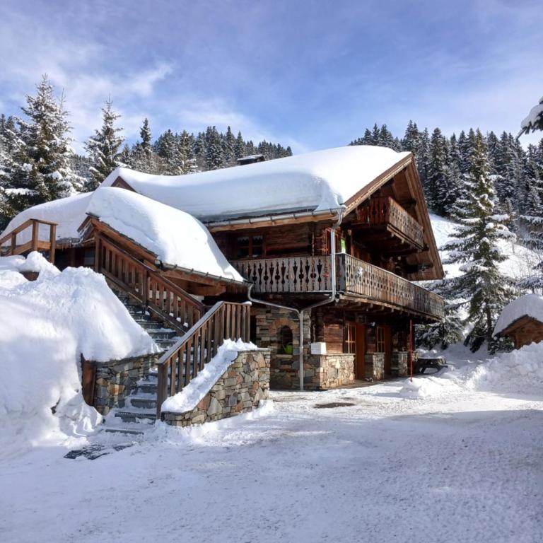 Appartement dans chalet aux saisies-100m des pistes-cœur station 13 pers - Casa - 1