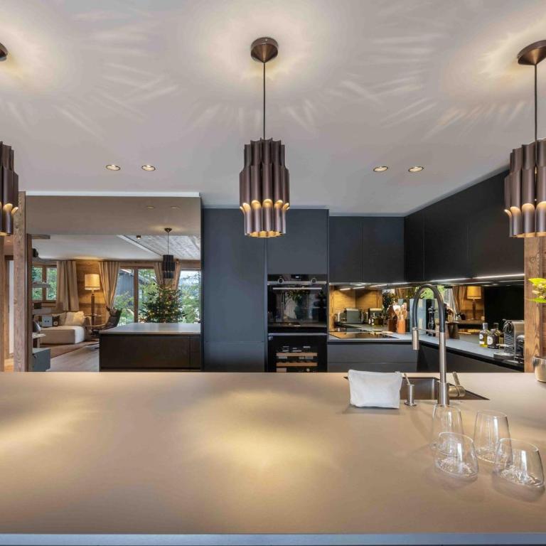 Megève : Appartement de luxe 115m², 6 pers, accès pistes, Wifi - FR-1-569-203 - Apartamento - 4