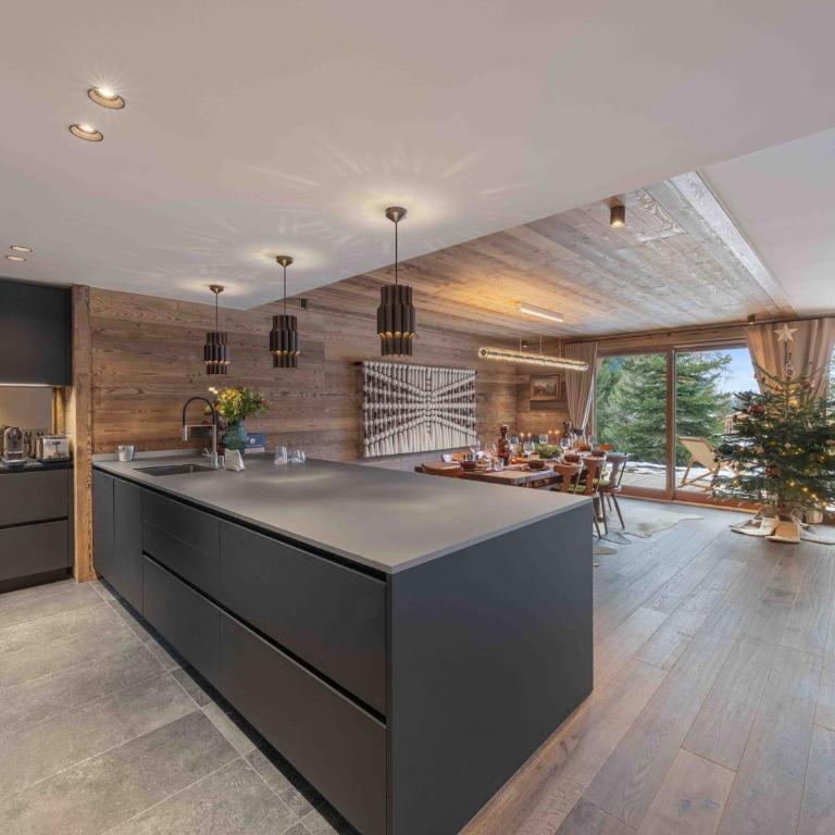 Megève : Appartement de luxe 115m², 6 pers, accès pistes, Wifi - FR-1-569-203 - Apartamento - 7
