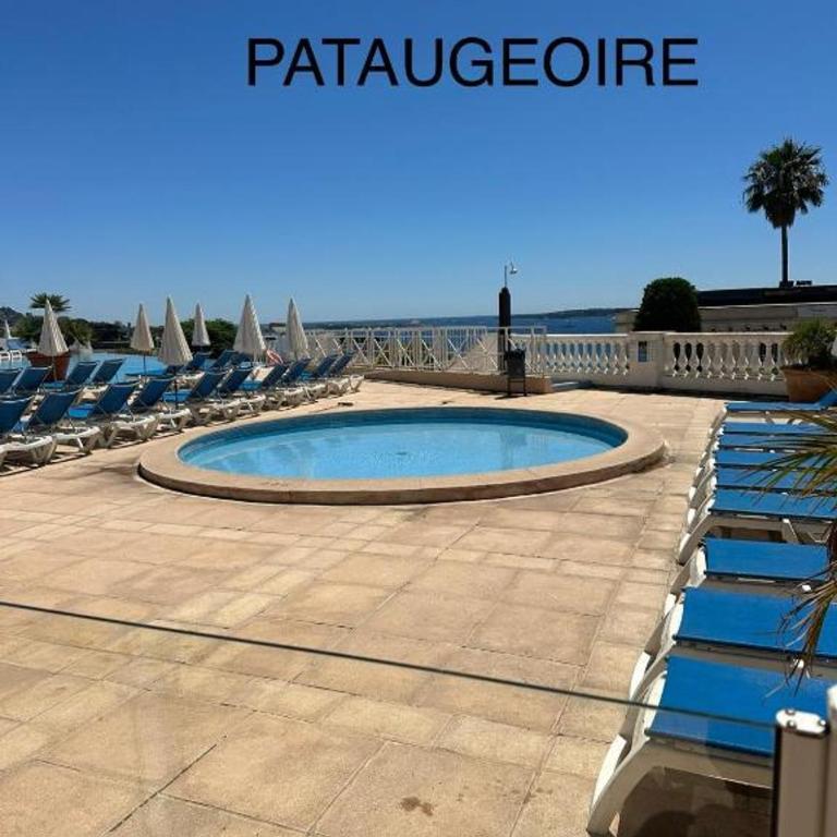 Résidence piscine vue mer parking 4 personnes - Apartment mit 1 Schlafzimmer, Meerblick und Terrasse - 29