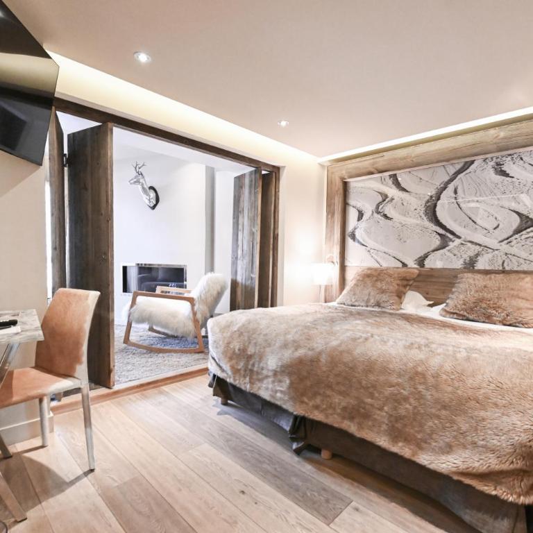 Hotel Tsanteleina - Chambre Double Supérieure avec Salon - Vue sur Montagne - 3