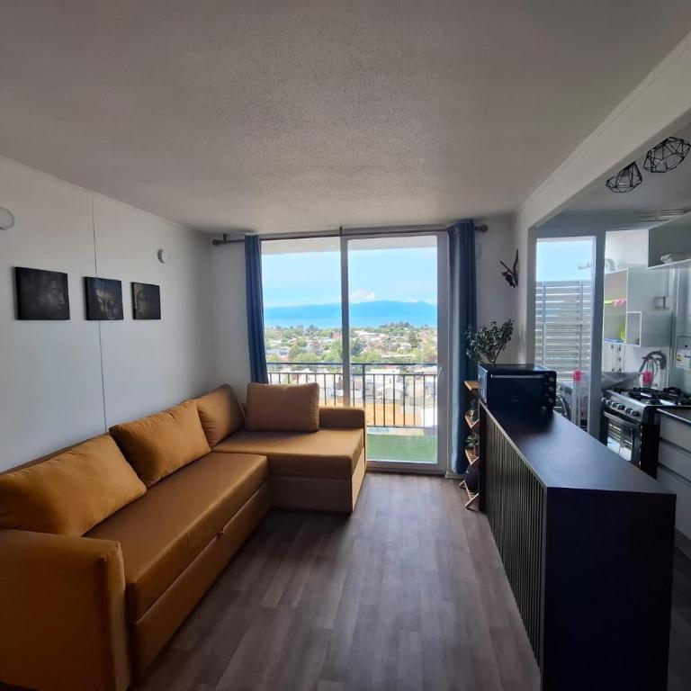 Vista Lago y Volcanes-Depto céntrico en Villarrica - Apartamento de 2 dormitorios con vistas al lago - 11
