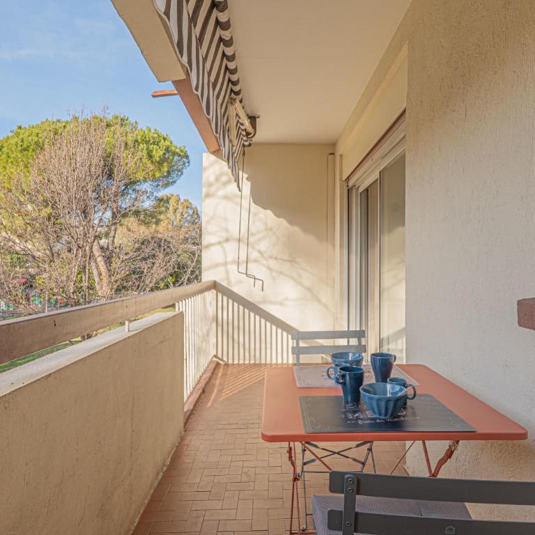 Studio avec balcon et parking proche plages - Studio - 5
