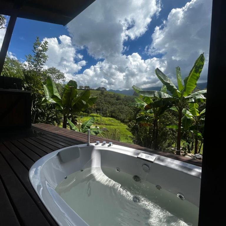 Hermosa Casa y Cabañas en Barbosa, Antioquia - Double Room with Park View - 8