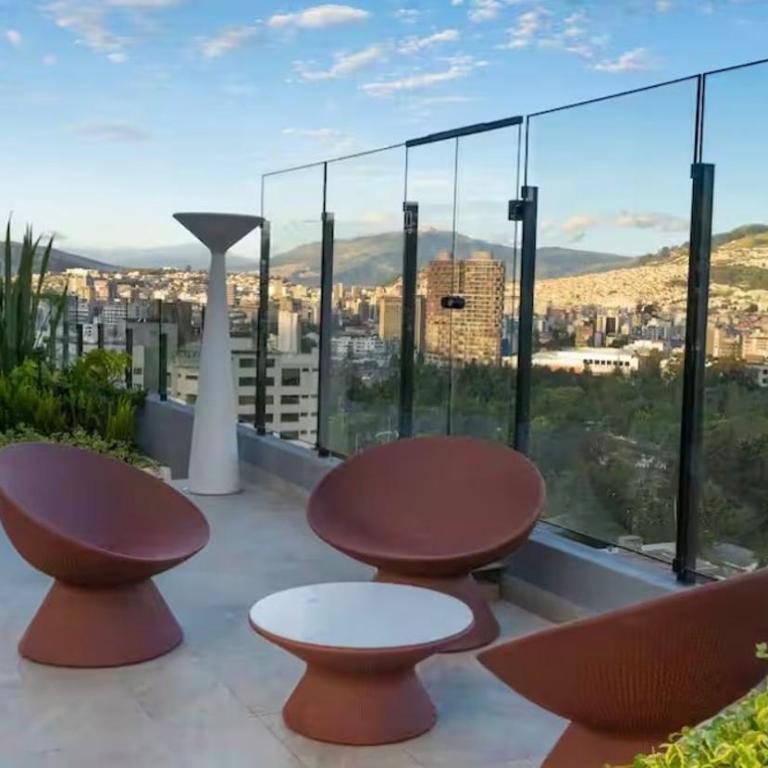 Apartamento de lujo en La Carolina, piso alto con jacuzzi y piscina - One-Bedroom Apartment - 6