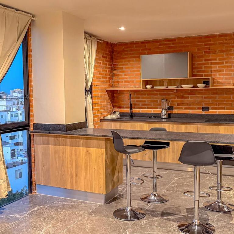 Suite para 5 con Vista, Pool, Gym, Col Americana 701 - Apartamento de 1 dormitorio - 10