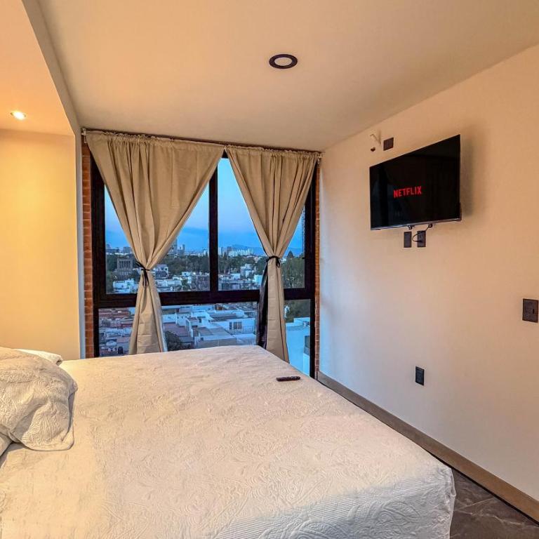 Suite para 5 con Vista, Pool, Gym, Col Americana 701 - Apartamento de 1 dormitorio - 21