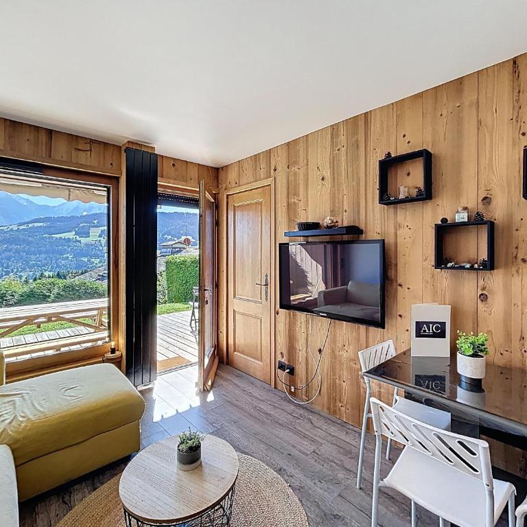 Appartement 2 pièces avec coin montagne, parking, vue Mont Blanc - Appartement 1 Chambre - 6