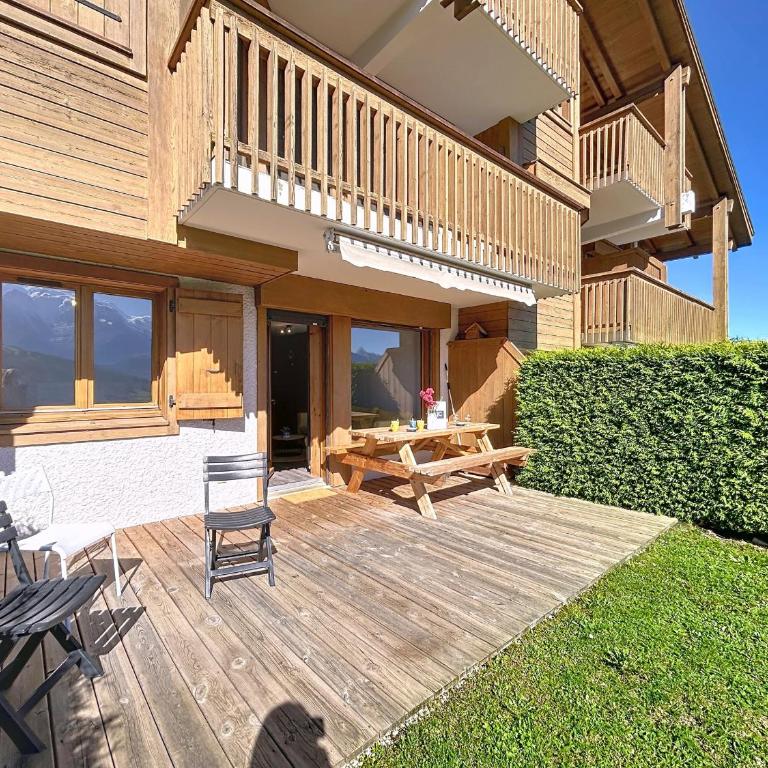 Appartement 2 pièces avec coin montagne, parking, vue Mont Blanc - Appartement 1 Chambre - 12