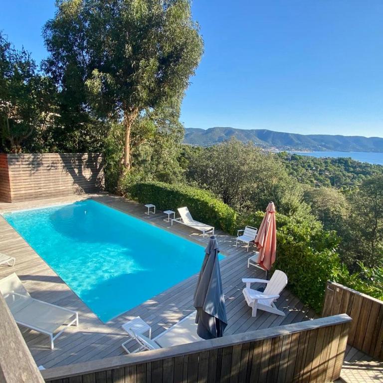 Villa avec piscine et vue mer panoramique située au GAOU - Villa - 13