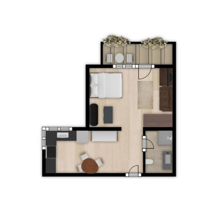 Landhaus am Hügel - Apartment mit Balkon - 1