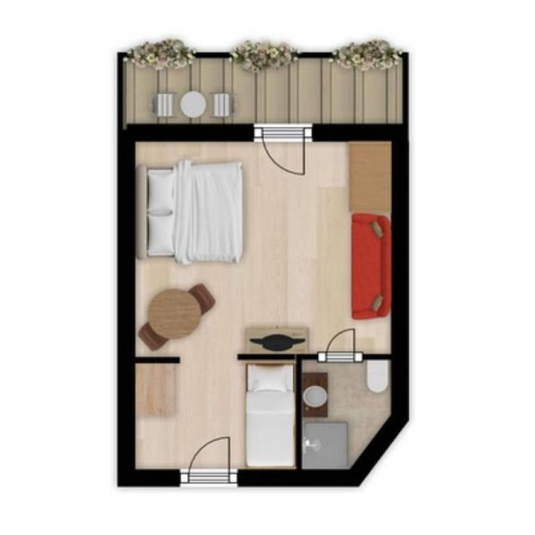 Landhaus am Hügel - Dreibettzimmer - 2