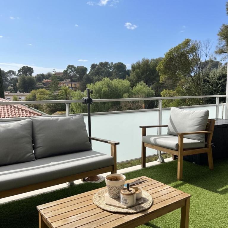 Appartement cosy avec terrasse - Appartamento con 1 Camera da Letto - 5