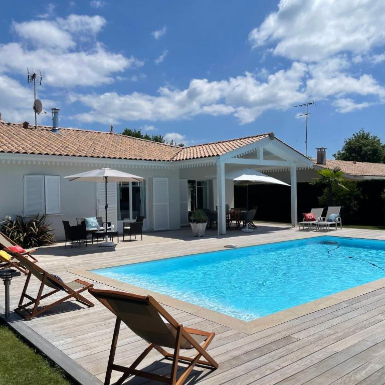 Cap Ferret- Villa de charme-Piscine chauffée-Proche du Bassin et Océan-4 étoiles - Maison 3 Chambres - 6