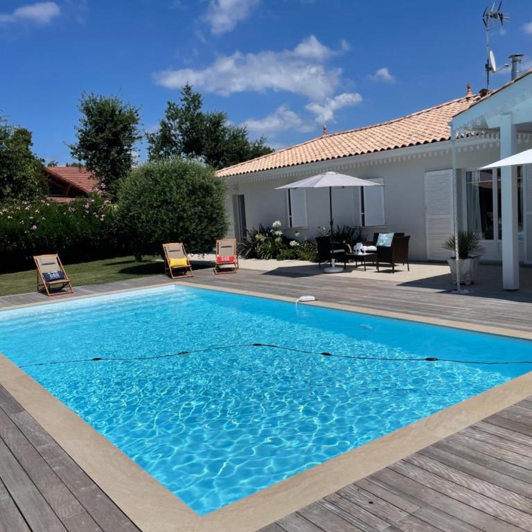 Cap Ferret- Villa de charme-Piscine chauffée-Proche du Bassin et Océan-4 étoiles - Maison 3 Chambres - 10