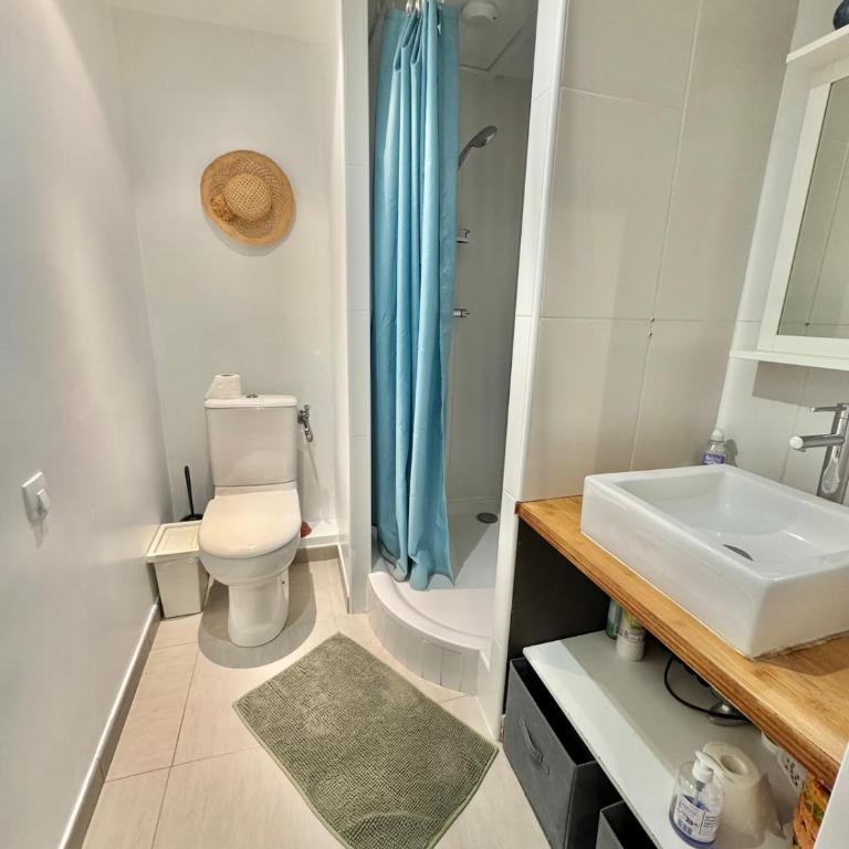 T2 climatisé Port de Sanary - grande terrasse - Apartamento de 1 dormitorio - 5