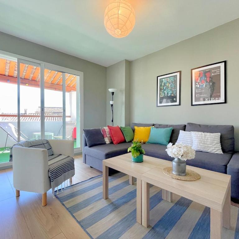 T2 climatisé Port de Sanary - grande terrasse - Apartamento de 1 dormitorio - 21