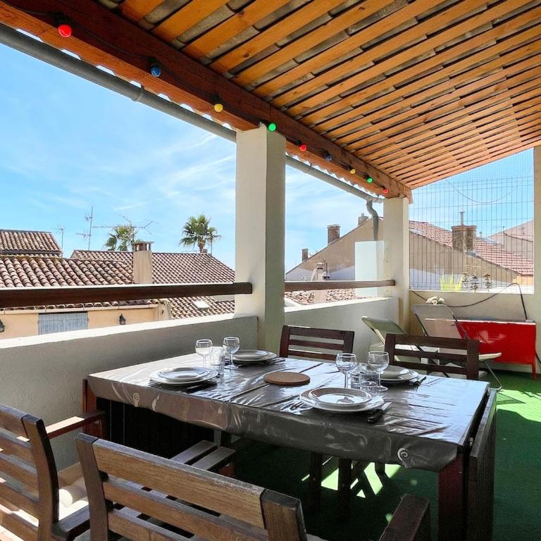 T2 climatisé Port de Sanary - grande terrasse - Apartamento de 1 dormitorio - 27