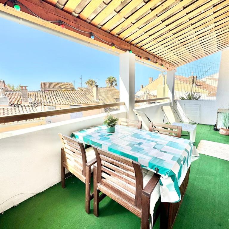 T2 climatisé Port de Sanary - grande terrasse - Apartamento de 1 dormitorio - 29