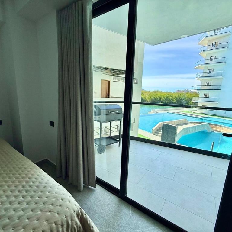 Nautilus Marina Mazatlan 216 Alberca - Three-Bedroom Apartment - 14