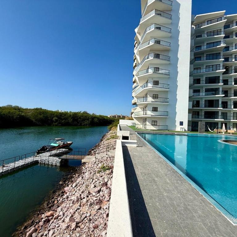 Nautilus Marina Mazatlan 216 Alberca - Three-Bedroom Apartment - 26