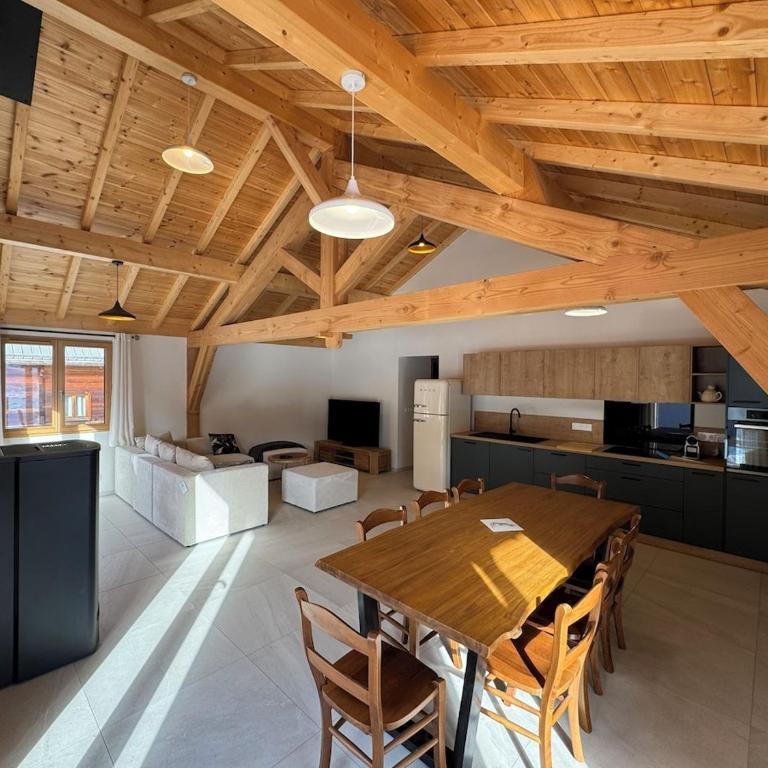 Chalet de charme 8 pers Vue montagne Terrasse Queyras - Chalet - 4