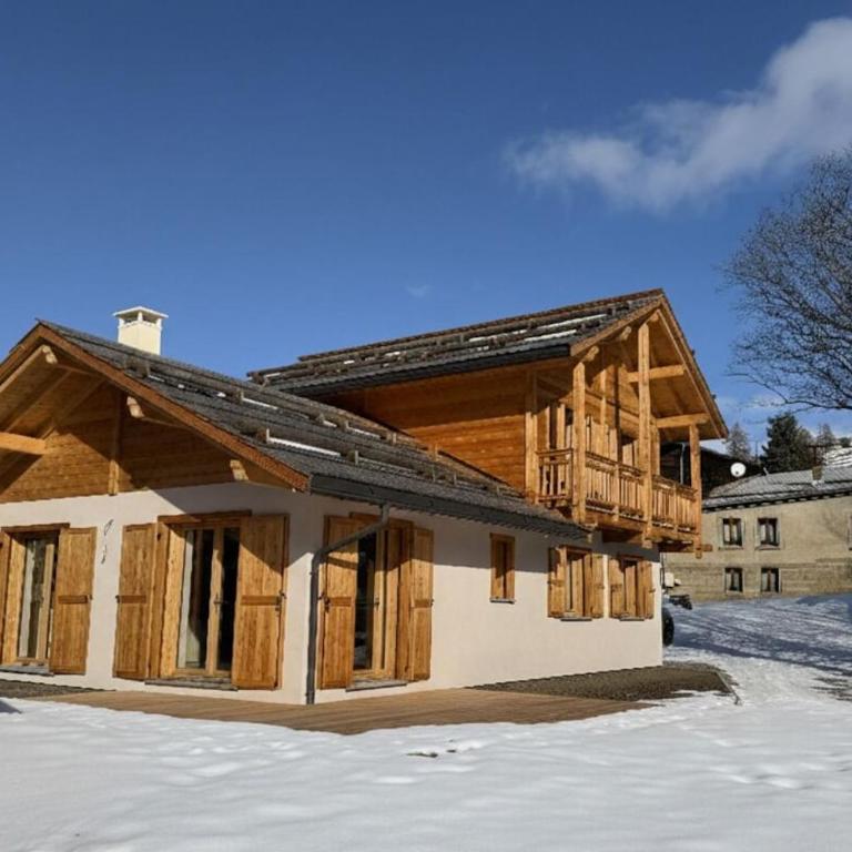 Chalet de charme 8 pers Vue montagne Terrasse Queyras - Chalet - 11