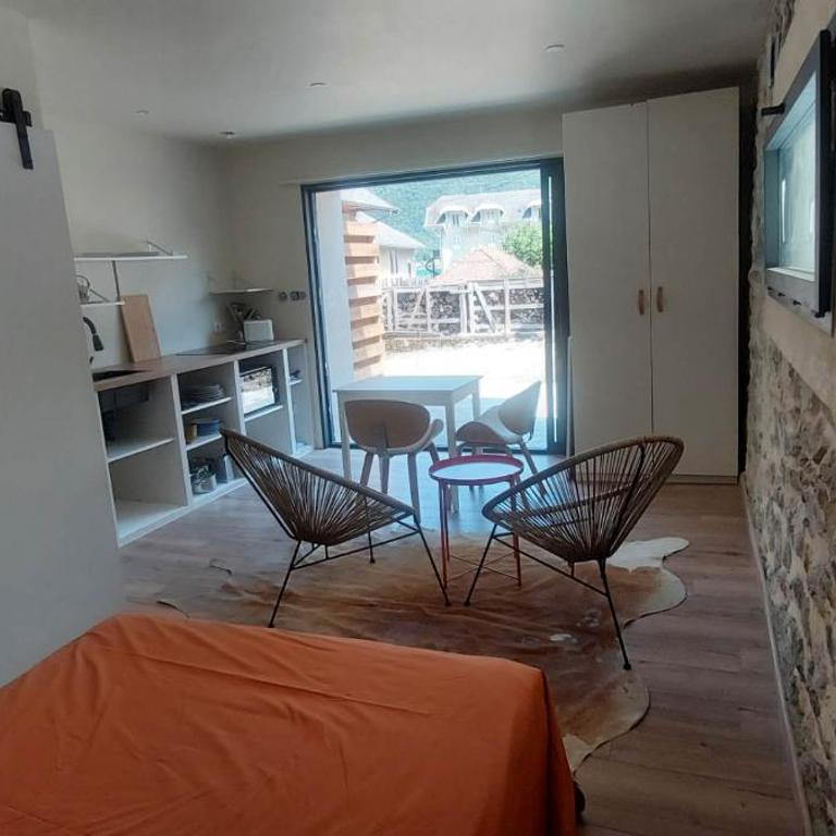 La grange studio à 100 mètres du lac et 30 mètres de la piste cyclable N2 - Appartement 1 Chambre - 4