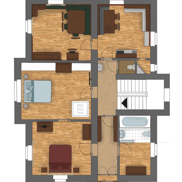 Villa Stephanie - Apartment mit 3 Schlafzimmern - 12