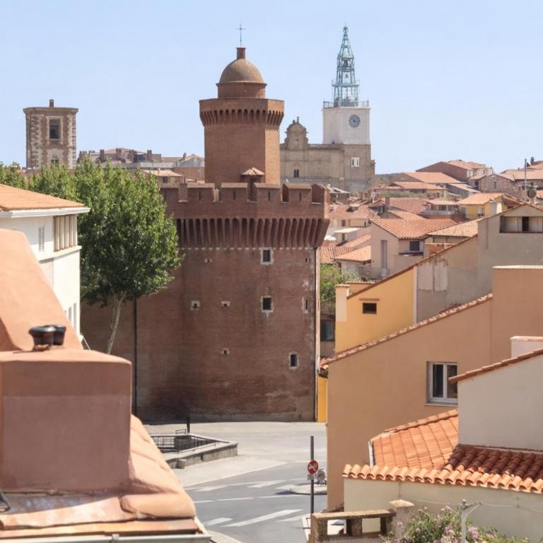 ELEGANCE Castillet - Plein Centre Proche Gare Bus et Transports - IDEAL COUPLE ou PRO - Moderne et Confort - OFFRE SPECIALE - Appartamento con 1 Camera da Letto con Vista - 3