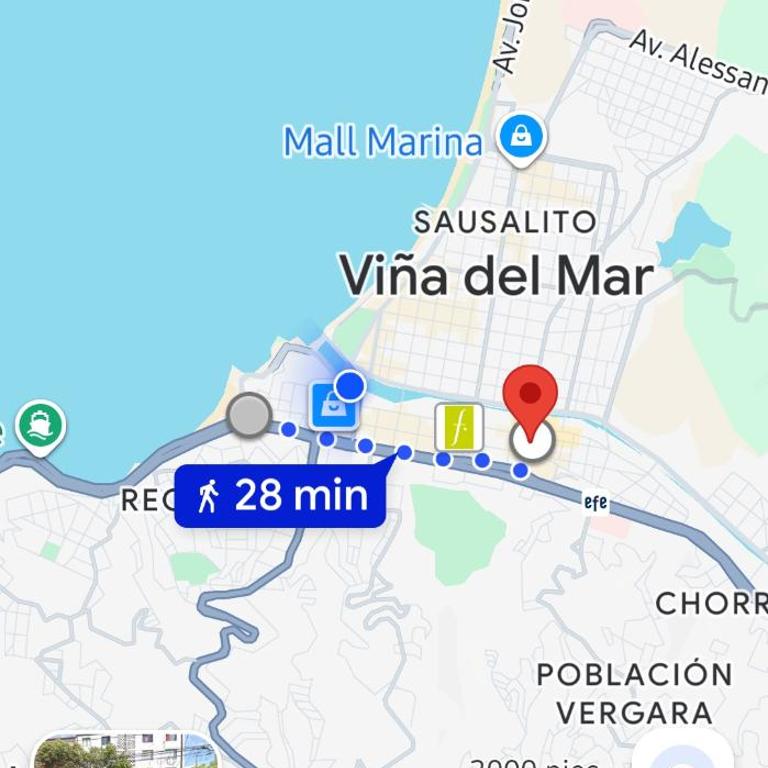 Depto Terminal de bus viña, estacionamientos privados wifi - One-Bedroom Apartment - 7