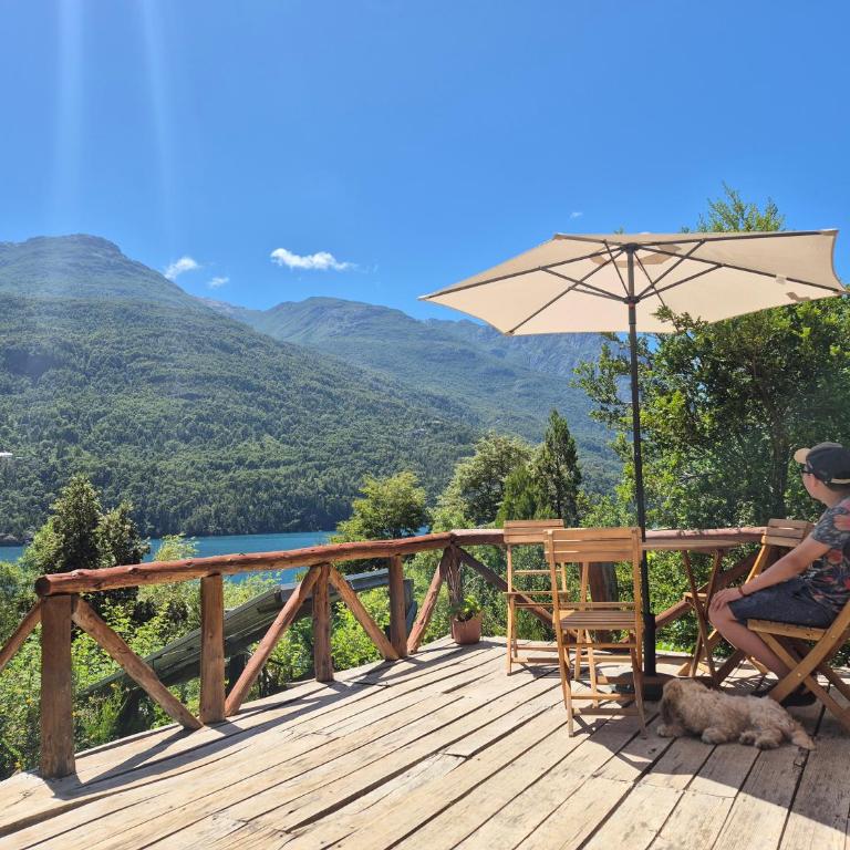 Refugio de Montaña Patagonia a orilla de lago, pesca - Chalet - 34