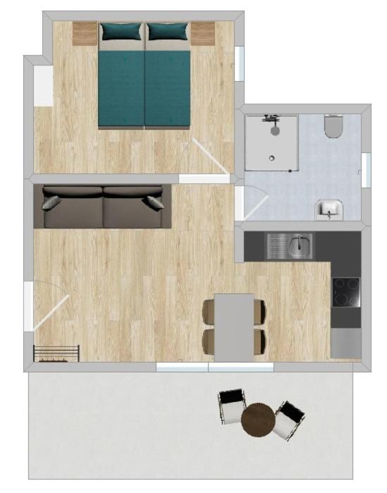 Alpenrose Ferienwohnung - Apartment mit 1 Schlafzimmer - 8