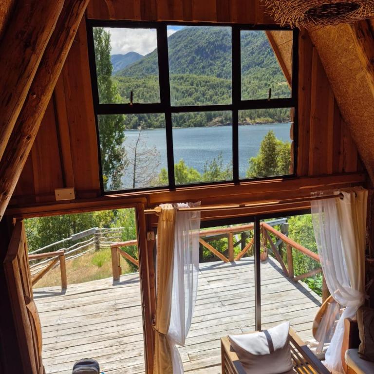 Refugio de Montaña Patagonia a orilla de lago, pesca - Chalet - 26