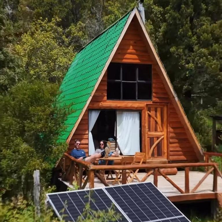 Refugio de Montaña Patagonia a orilla de lago, pesca - Chalet - 21