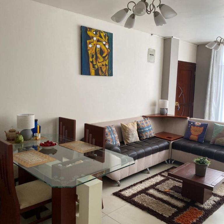 Apartment with pool, social area, garage - Two-Bedroom Apartment with Mountain View - 1