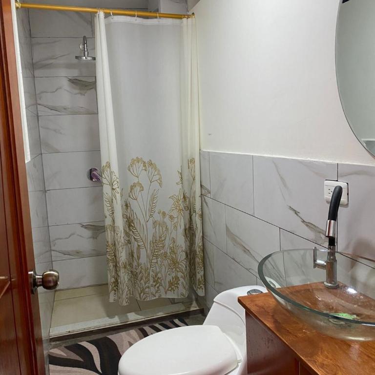 Apartment with pool, social area, garage - Two-Bedroom Apartment with Mountain View - 14