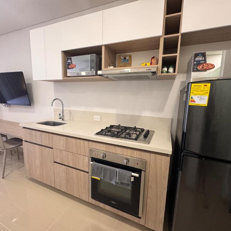 Apartasuite Hotelera en Gaira - One-Bedroom Apartment - 10