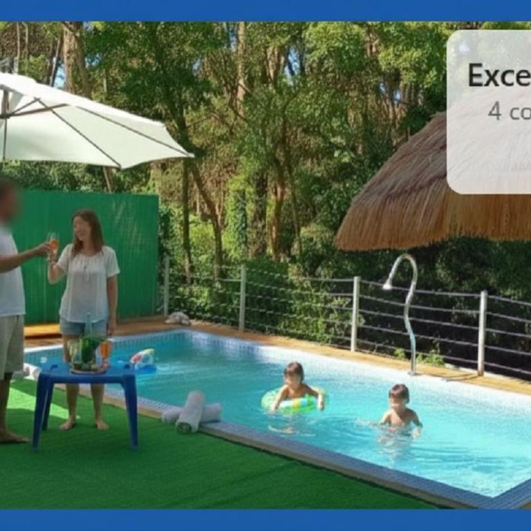 Piscina-Jacuzzi Parrilla Playa Casa 3 Dormitorios - Three-Bedroom House - 35